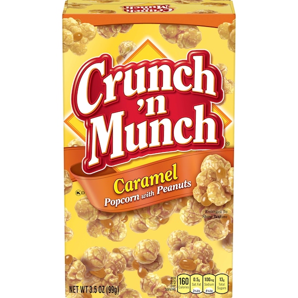Crunch N Munch Crunch N Munch Caramel Popcorn With Peanuts, PK12 6414410626 - main